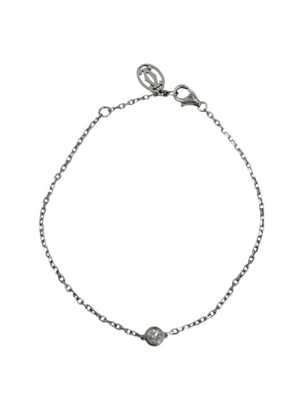 Cartier Bracelet Damour Small Single Diamond Star White Gold